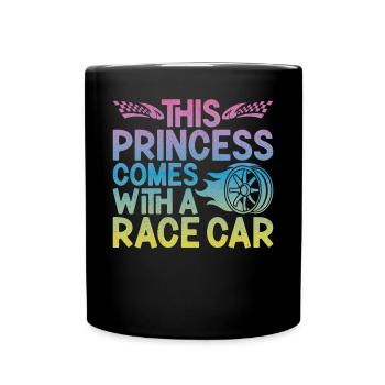 Drag Racing Race Car Girl This - Tasse einfarbig - Schwarz - Vorne