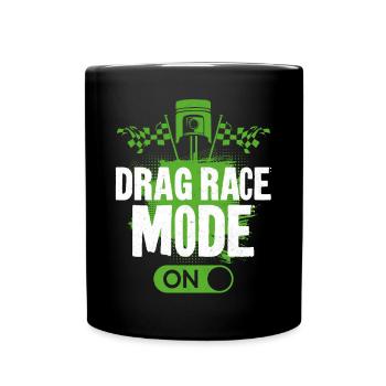 Drag Racing Race Car Drag Race - Tasse einfarbig - Schwarz - Vorne