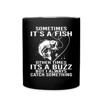 Conception de pêche amusante pour pêcheur - Mug uni - noir - Devant