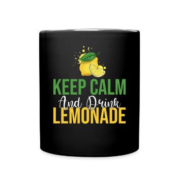 Limonade Geschenkideen - Tasse einfarbig - Schwarz - Vorne