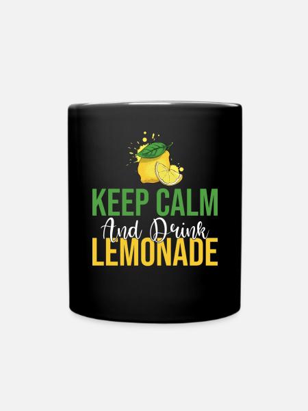 Limonade Geschenkideen - Tasse einfarbig - Schwarz