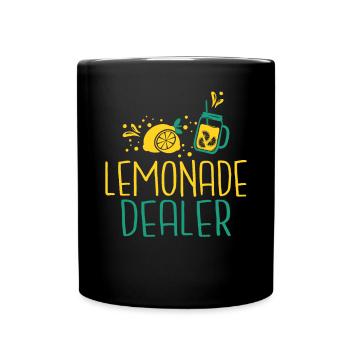 Limonade Geschenkideen - Tasse einfarbig - Schwarz - Vorne