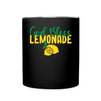 Limonade Geschenkideen - Tasse einfarbig - Schwarz - Vorne
