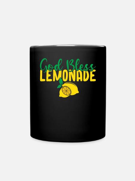 Limonade Geschenkideen - Tasse einfarbig - Schwarz