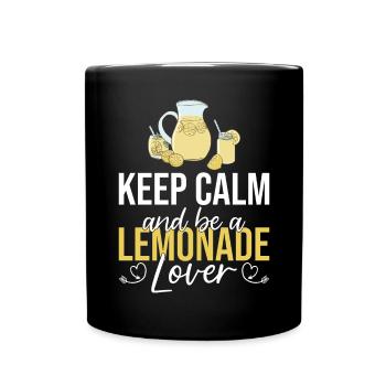 Limonade Geschenkideen - Tasse einfarbig - Schwarz - Vorne