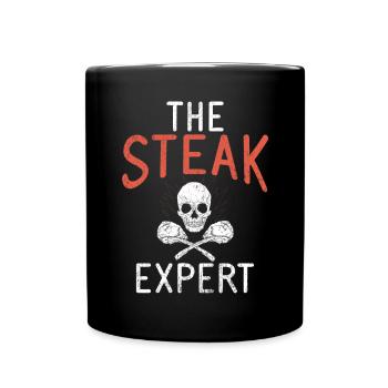 Steak Lover Steak Gift - Full Colour Mug - black - Front
