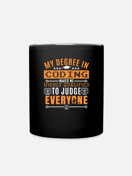 Softwareentwickler Humor - Tasse einfarbig - Schwarz