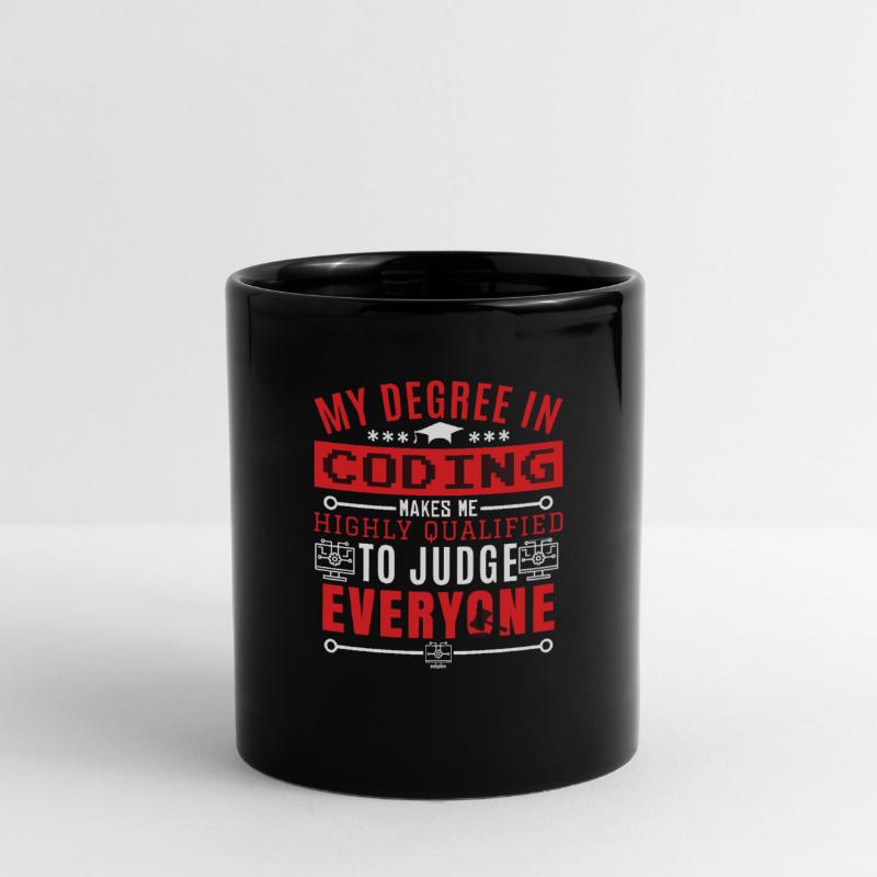 Coding Humor Coder Programmierer Tasse einfarbig