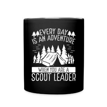 Girl Scout Leader Adventure Scouting Scouting Tour - Tasse einfarbig - Schwarz - Vorne