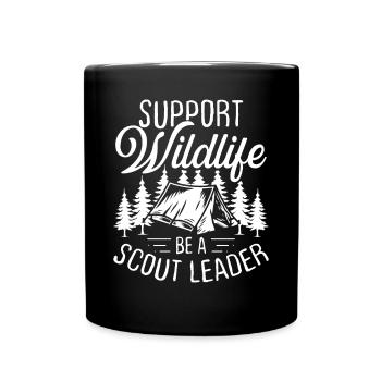 Girl Scout Leader Scouting Scouts Scouting Tours - Full Colour Mug - black - Front
