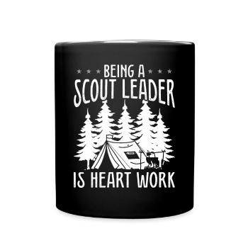 Scouting Girl Scout Leader Scouting Tour Boy Scout - Tasse einfarbig - Schwarz - Vorne