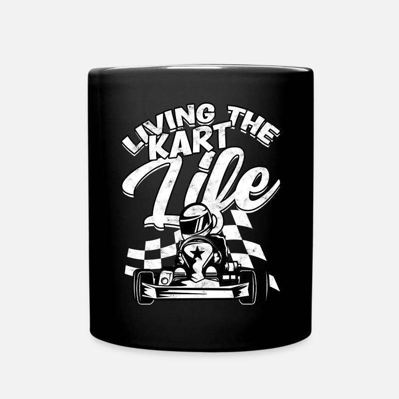 Kart guida kart piloti da corsa Piloti da corsa - Tazza monocolore - nero