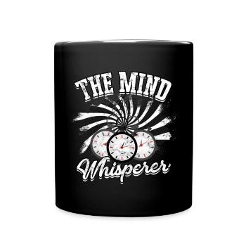 hypnotic hypnotize hypnotist - Full Colour Mug - black - Front