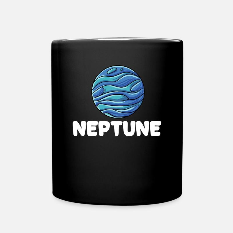 Neptune - Tasse einfarbig - Schwarz