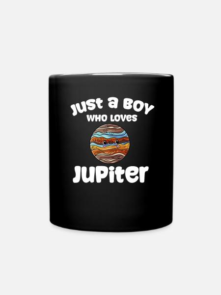 Jupiter - Tasse einfarbig - Schwarz