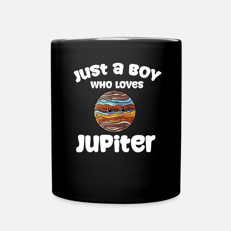 Jupiter - Tasse einfarbig - Schwarz