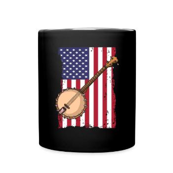 Banjo - Tasse einfarbig - Schwarz - Vorne