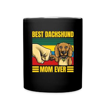 Teckel Cadeau Dixie Viennese Doxie Teckel - Mug uni - noir - Devant