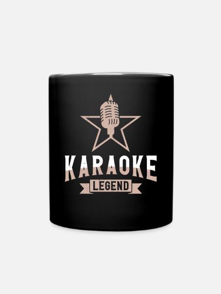 Karaoke Singer Karaoke Legend - Tasse einfarbig - Schwarz