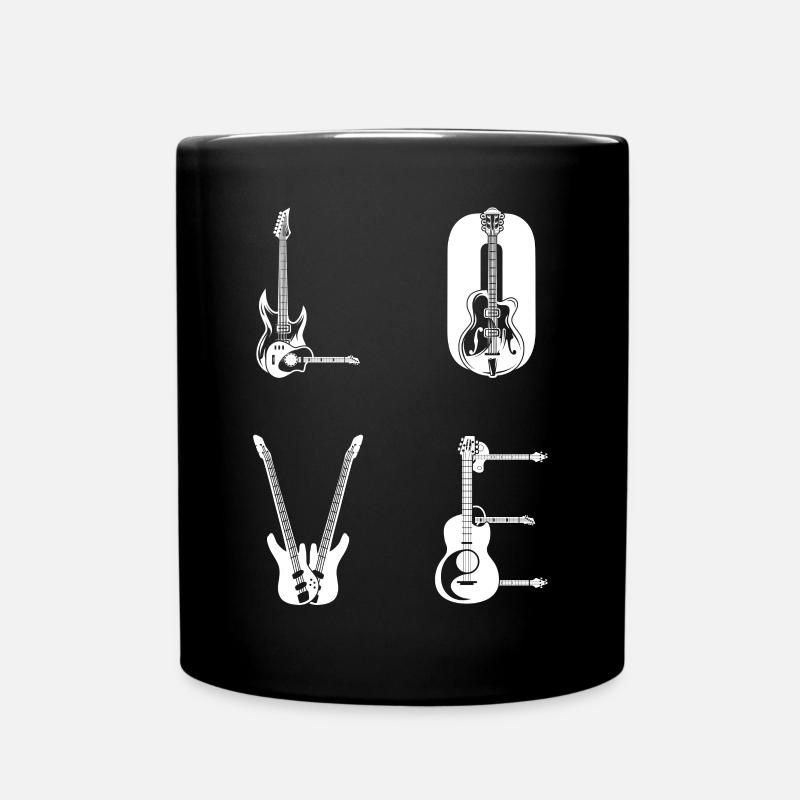 Basse Guitariste Basse Guitare LOVE - Mug uni - noir