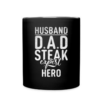 Steak Lover Steak Gift - Full Colour Mug - black - Front
