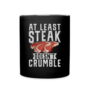 Steak Lover Steak Cadeau - Mug uni - noir - Devant