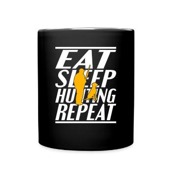 Chasse au sommeil alimentaire - Mug uni - noir - Devant