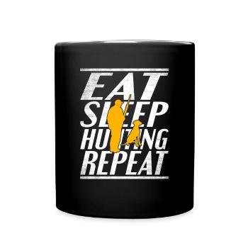 Chasse au sommeil alimentaire - Mug uni - noir - Devant