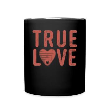 Steak Lover Steak Geschenk - Tasse einfarbig - Schwarz - Vorne