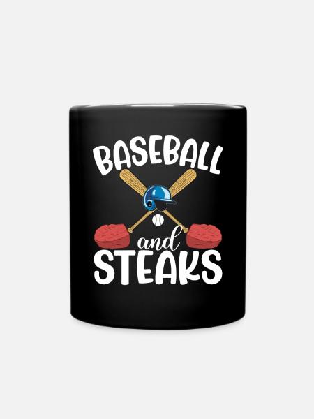Steak Lover Steak Geschenk - Tasse einfarbig - Schwarz