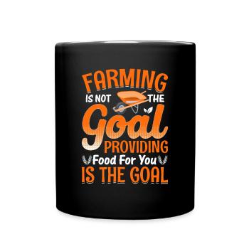 Quota d’agriculteur pour tracteurs agricoles - Mug uni - noir - Devant