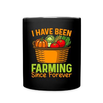 Farmer Tractor Farming Quota for Farmers - Full Colour Mug - black - Front