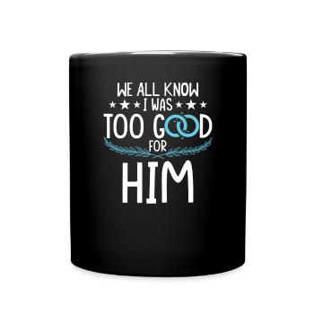 Just Divorced - Full Colour Mug - black - Front