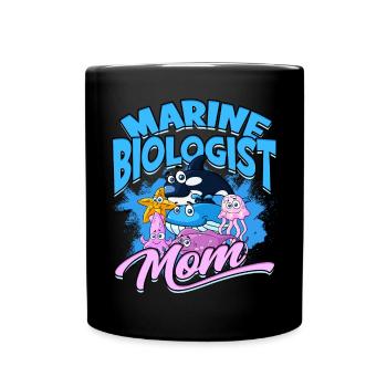 meeresbiologie meeresbiologe meer biologie biologe - Tasse einfarbig - Schwarz - Vorne