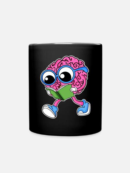Lecture du cerveau - Mug uni - noir