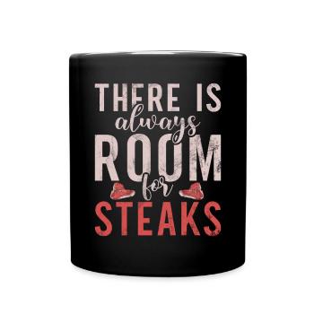 Steak Lover Steak Gift - Full Colour Mug - black - Front
