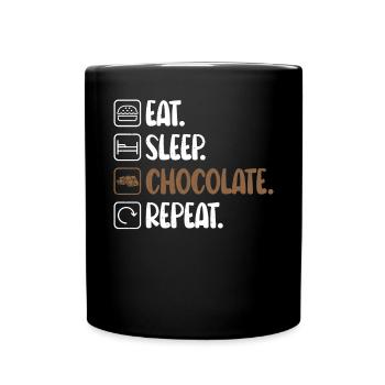 Cadeaux d'amateur de chocolat - Mug uni - noir - Devant