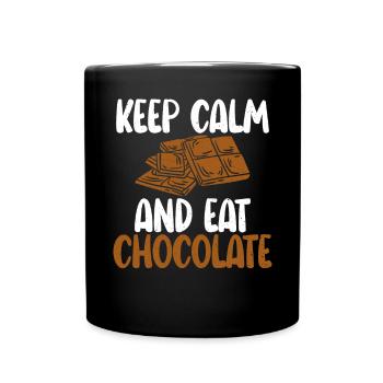 Cadeaux d'amateur de chocolat - Mug uni - noir - Devant