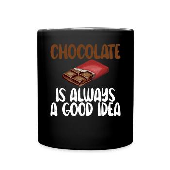 Cadeaux d'amateur de chocolat - Mug uni - noir - Devant
