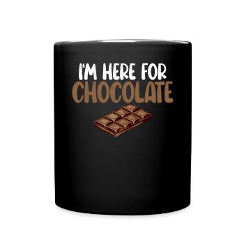 Chocolate Lover Gifts - Full Colour Mug - black - Front