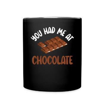 Cadeaux d'amateur de chocolat - Mug uni - noir - Devant