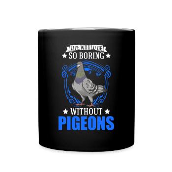 Pigeon Cadeau Pigeon Fancier City Pigeon Pigeonnier Pigeon Transporteur Pigeon - Mug uni - noir - Devant