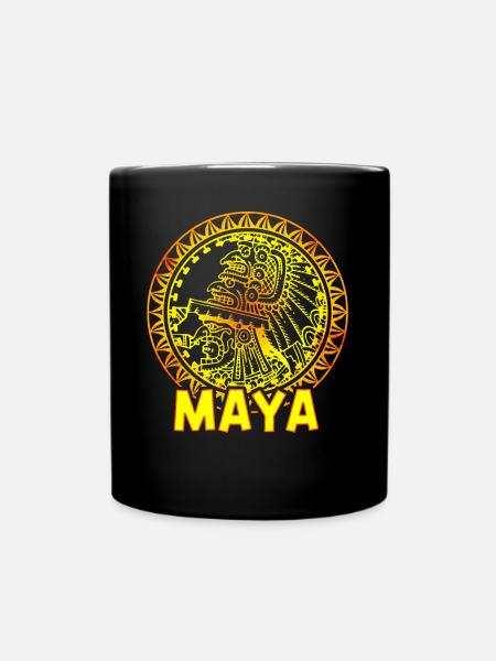 Maya Zivilisation Mittelamerika - Tasse einfarbig - Schwarz
