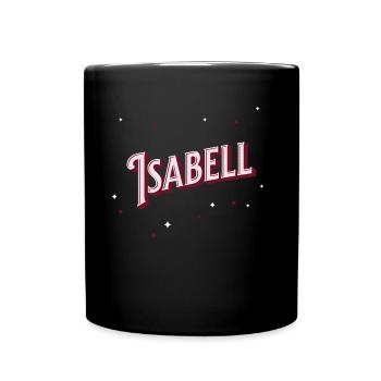 Isabell's name personalized - Full Colour Mug - black - Front