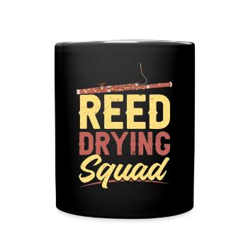 Reed Drying Squad - Bassoon - Full Colour Mug - black - Front