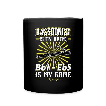 Bassonist Is My Game - Basson - Mug uni - noir - Devant