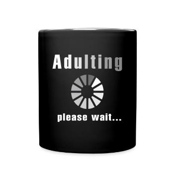 Erwachsene 18. Geburtstag Geschenk 18 Jahre Mädchen Jungen S - Tasse einfarbig - Schwarz - Vorne