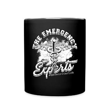 Emergency Department Nurse Hospital Hospitals - Full Colour Mug - black - Front