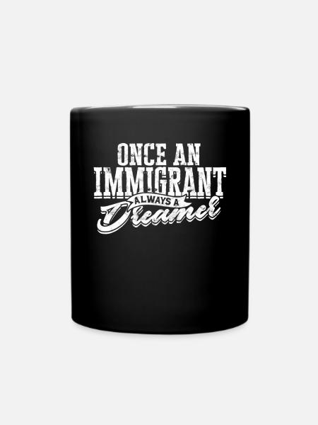 États-Unis Amérique Immigrants Citoyens américains FL américain - Mug uni - noir