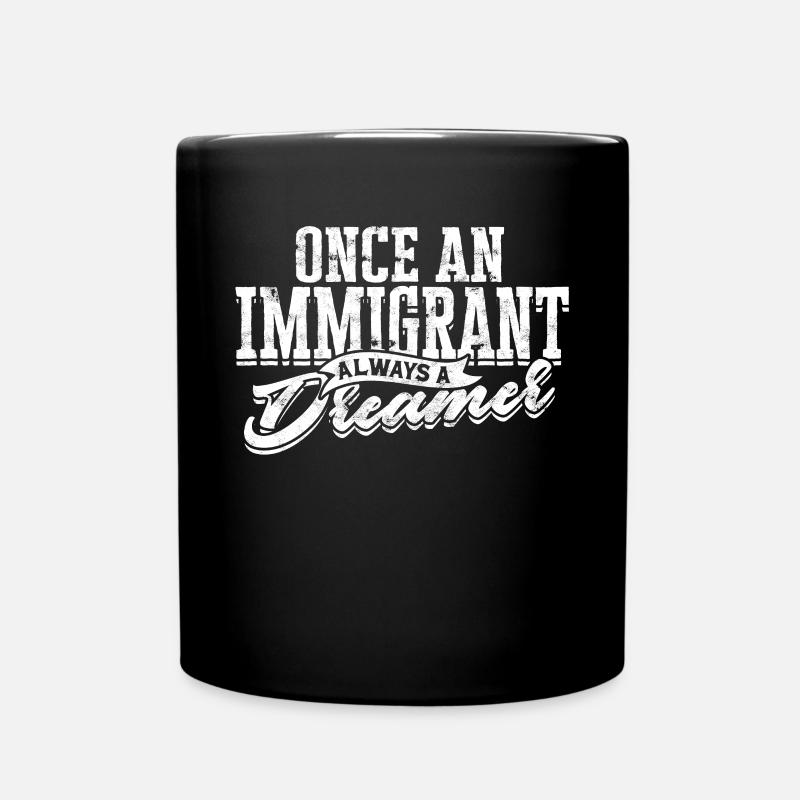 USA America Immigrati Cittadini statunitensi American FL - Tazza monocolore - nero